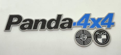 Logo panda 4x4 - logo, fiat