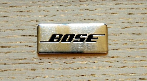 Logo adesivo alluminio bose - adesivo,