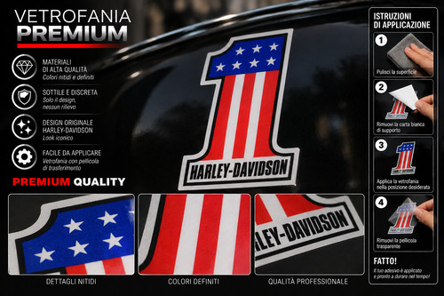 Stemma logo adesivo harley - logo,