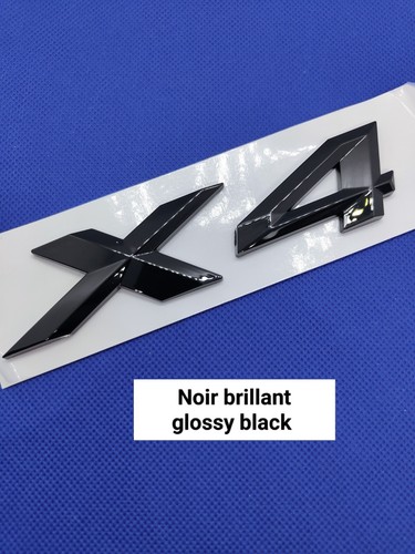 Logo pour coffre noir - x4,