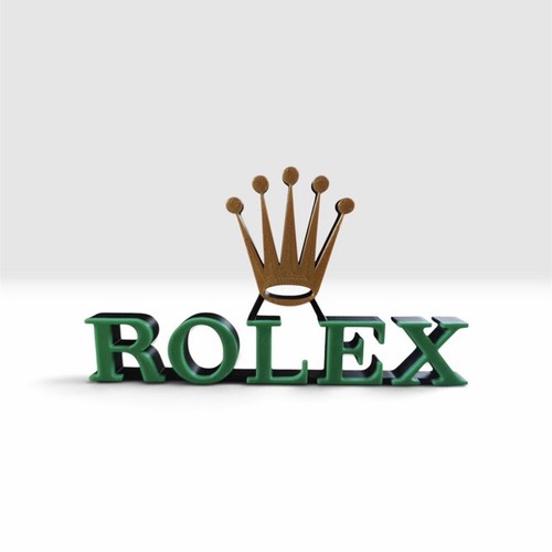 Logo rolex stampa - stampa, 3d