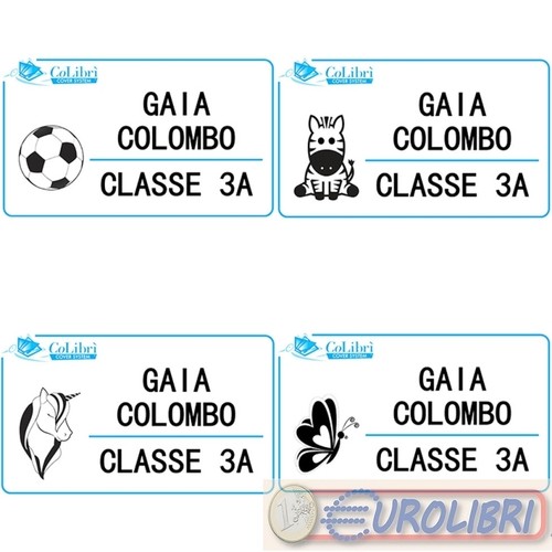 Colibri etichette remov 250pz - etichette,