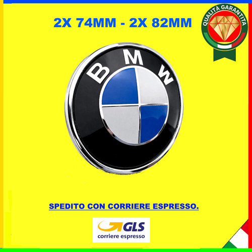 Bmw logo fregio 82mm 74mm - logo,