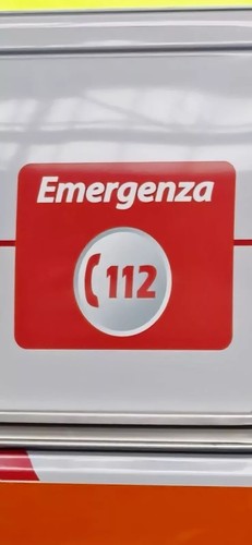 Logo 112 emergenza 23x17 - logo, cm