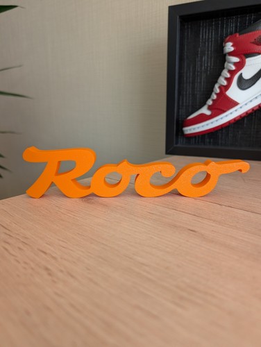 Logo roco rilievo 22x5cm - ​logo, in
