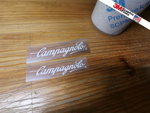 Campagnolo logo white decal - campagnolo,