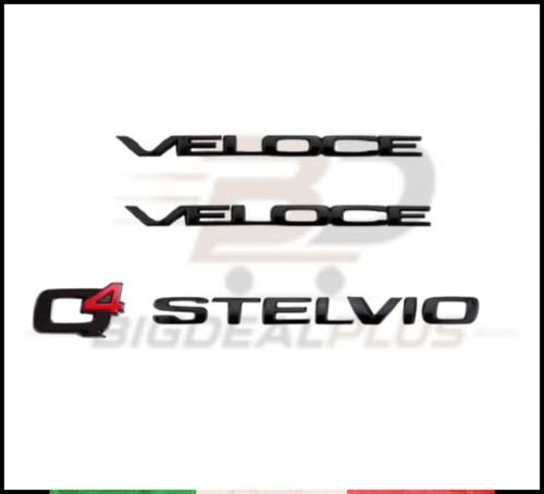 Kit emblema logo per alfa - kit,