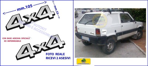 Scritta per panda 4x4 - scritta,