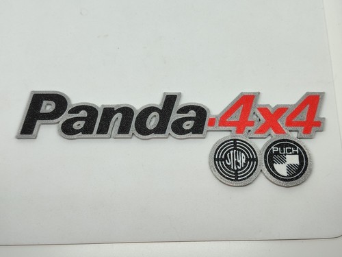 Logo panda 4x4 fiat - panda, mod