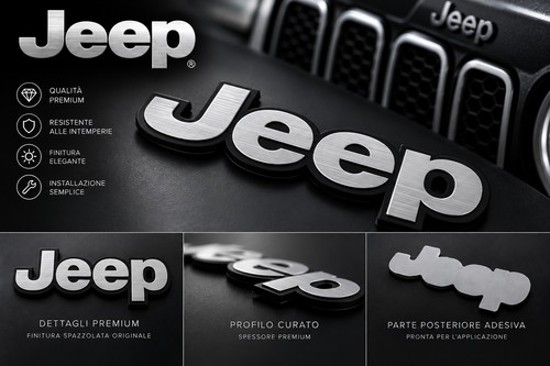 Stemma logo adesivo jeep - ✨, "jeep"
