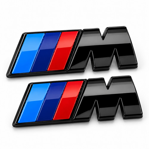 Bmw emblema 45x15 mm nero - bmw,